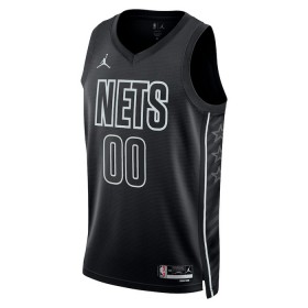 Camiseta Hombre NBA Brooklyn Nets Personalizadas 2022-23 Jordan Statement Edition Negro Swingman